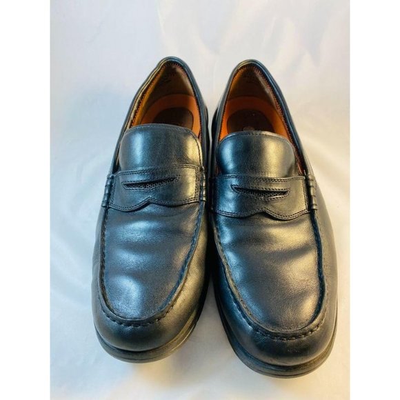 Clarks Unstructured 71740 Men Black Leather Penny main image 4